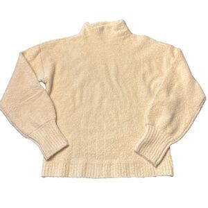 Women’s Marled White Sweater Size S Excellent PreOwned Condition